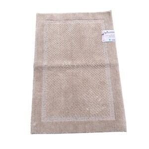 Purely Indulgent Bath Mat 24x36 Oxford Tan Non-Skid Machine Washable 1890404